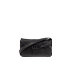 Gucci Aphrodite Leather Shoulder Bag - Black - Femme