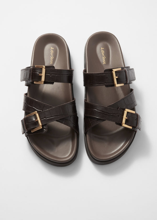 Chaussures Plates D'Été Kaia - Marron