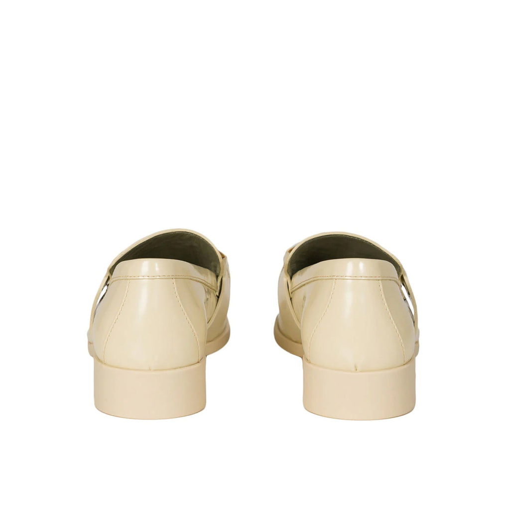 Mocassins Bottega Veneta Monsieur Leather - Cream - Femme