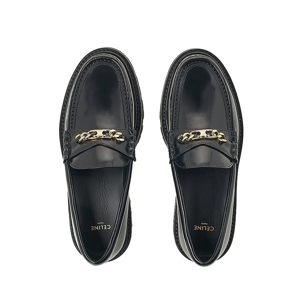 Mocassins Celine Leather - Black - Homme
