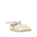 Espadrilles Stella Mccartney Logo Canvas - Beige - Femme