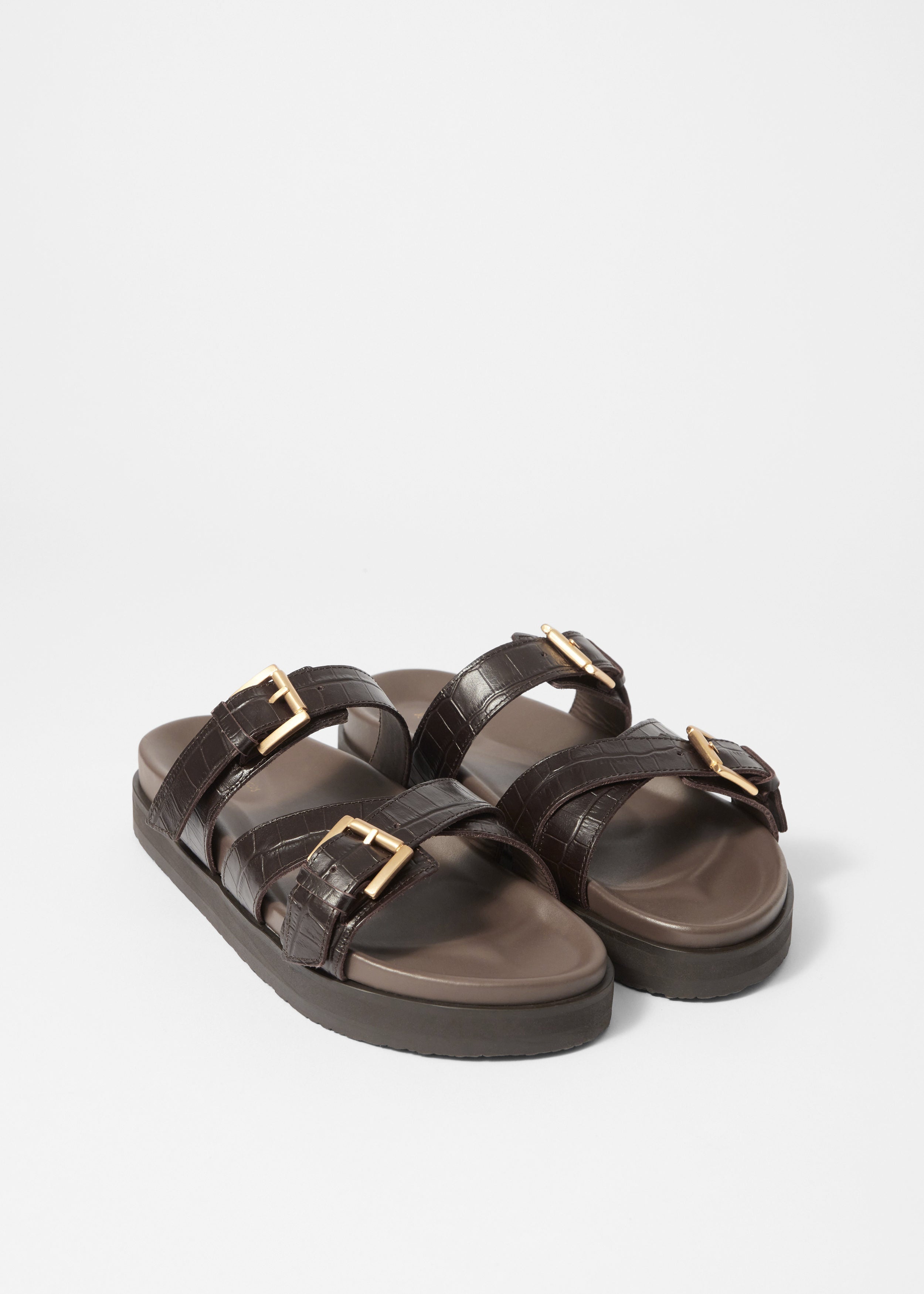 Chaussures Plates D'Été Kaia - Marron