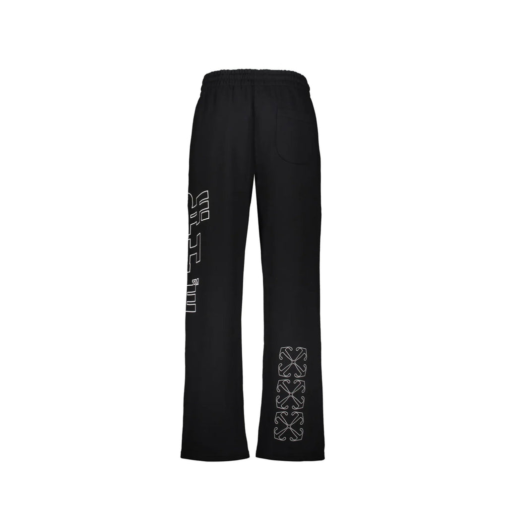 Pantalon Off-White Cotton Track - Black - Homme