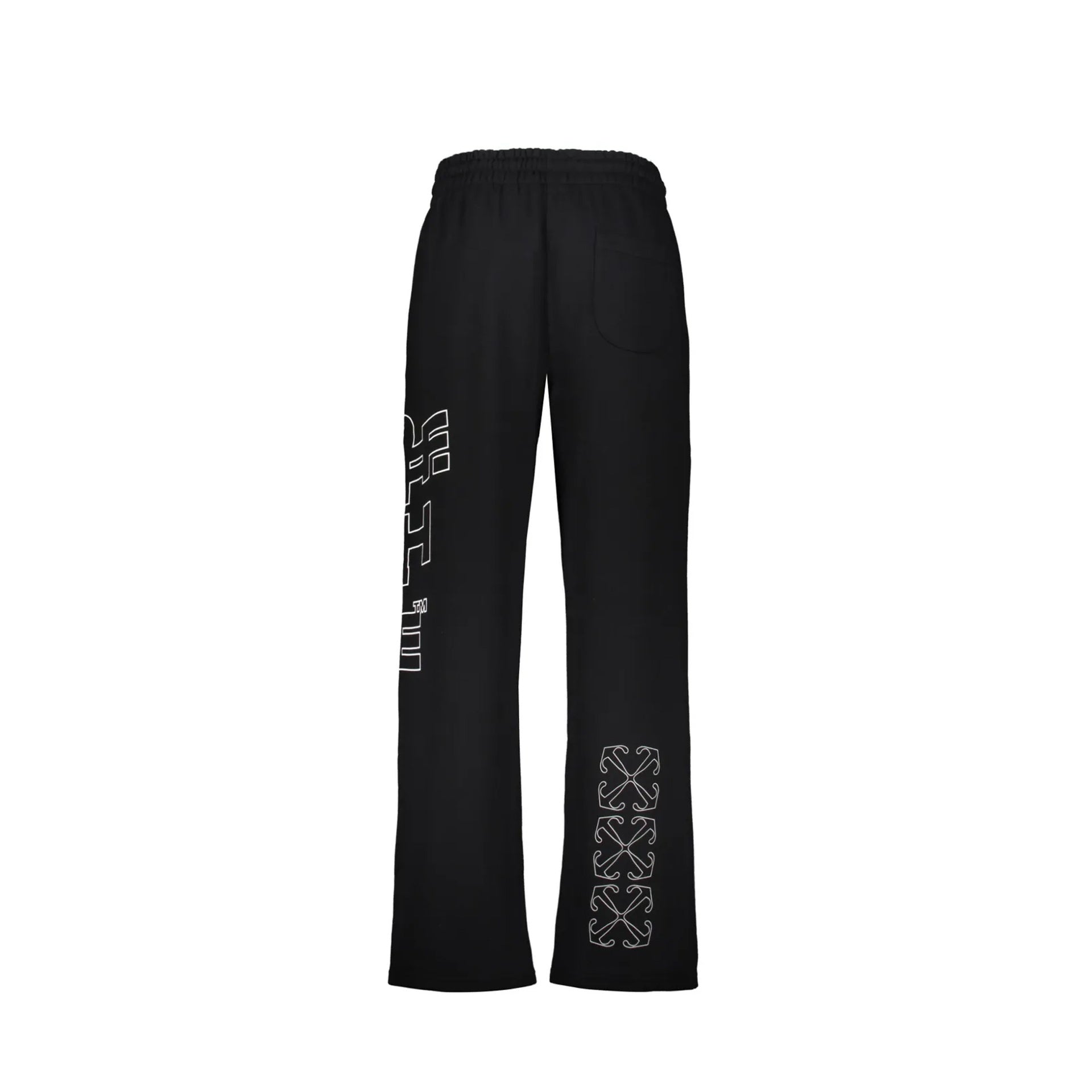 Pantalon Off-White Cotton Track - Black - Homme