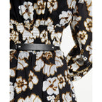 The Kooples - Ceinture Cuir Fine À Découpes - Noir - Femme