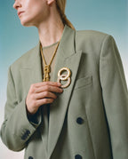 Céline Broche Anneaux Entrelacés Vintage