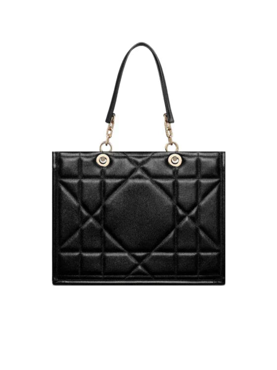 Christian Dior Essential Tote Archicannage Quilt Calfskin Large