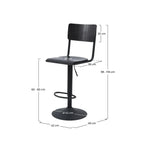 Lot De 2 Tabourets De Bar Clem - Noir