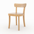 chaise bois clair keno lot de 2
