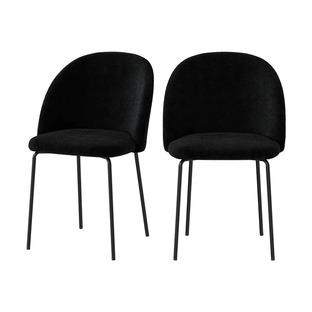 Lot De 2 Chaises Karl - Noir