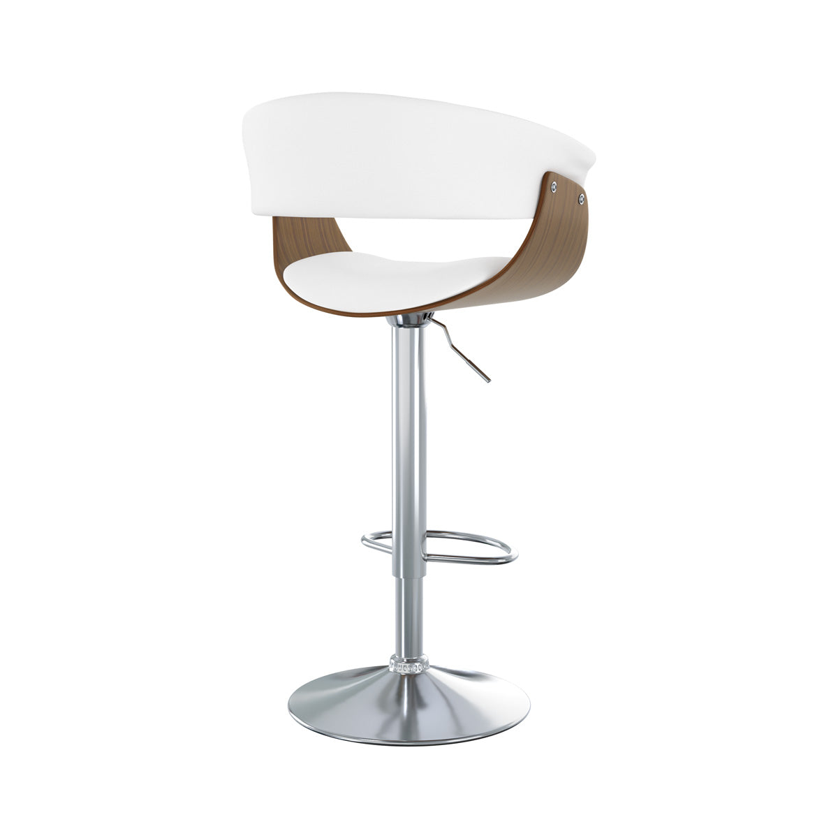 chaise de bar basile qui pivote avec accoudoirs basile