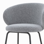 chaise de bar cecilia en tissu gris fonc_ chine 68 cm lot de 2