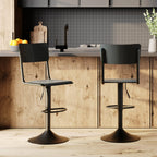 Lot De 2 Tabourets De Bar Clem - Noir
