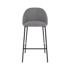 chaise de bar confortable gris clair chine karl