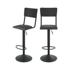 Lot De 2 Tabourets De Bar Clem - Noir