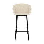 chaise de bar effet de laine bouclette