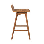 chaise de bar en bois de teck 72