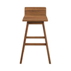 chaise de bar en bois de teck greta 72