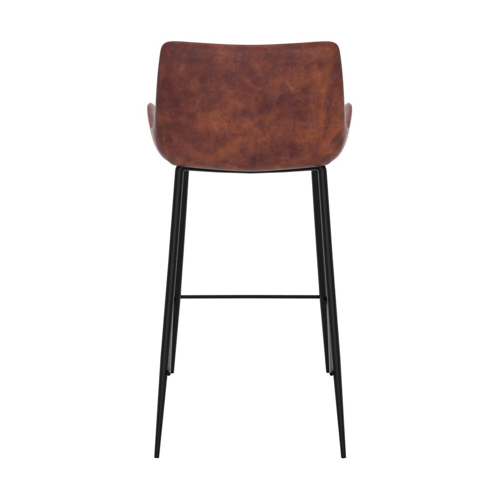 chaise de bar en cuir en lot de 2 pirata