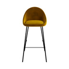 chaise de bar jaune misty 75cm
