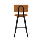 chaise de bar mi hauteur 65 cm texas camel