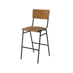 chaise de bar mi hauteur clem bois fonce 65 cm_1