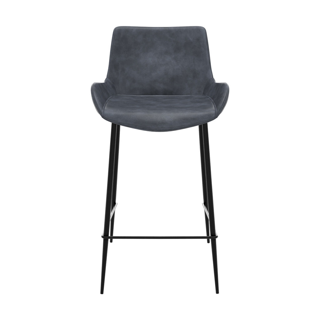 chaise de bar mi hauteur gris fonce 65 cm pirata