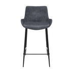 chaise de bar mi hauteur gris fonce 65 cm pirata