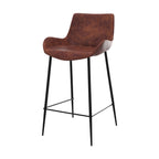 chaise de bar mi hauteur marron pirata