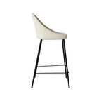 chaise de bar misty blanche effet laine bouclette_1