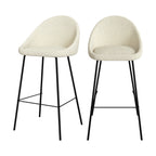 chaise de bar misty laine bouclette blanche_1
