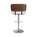 chaise de bar pivotante melchior blanche 69 91 cm