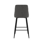chaise de bar pour ilot confortable pipo gris fonce