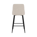chaise de bar pour ilot en tissu beige pipo