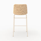 chaise de bar pour ilot hauteur assise 66 cm faro naturelle