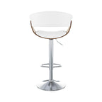 chaise de bar reglable balnche basile