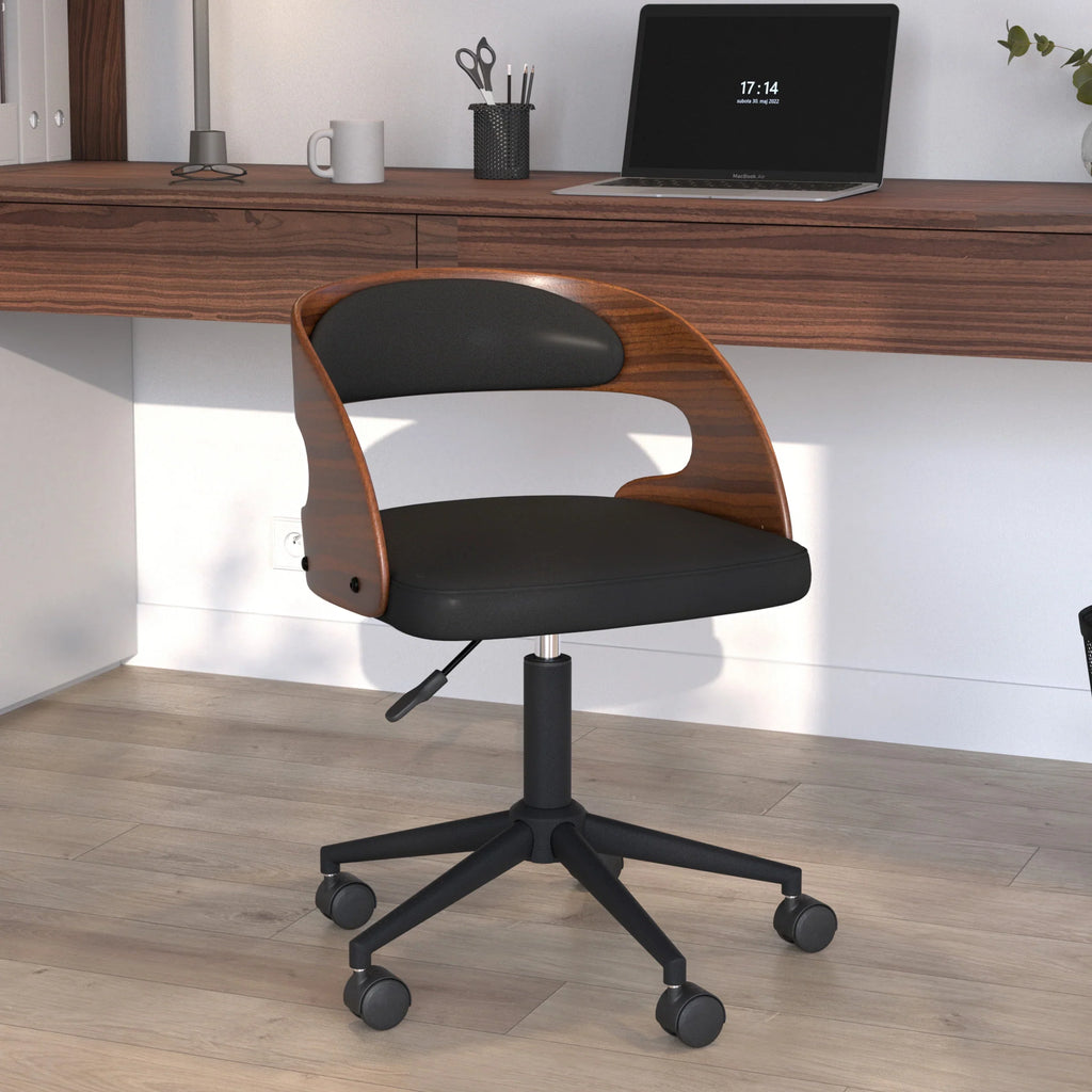 Chaise De Bureau Louis - Noir