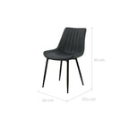 Lot De 2 Chaises Killi - Gris