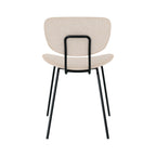 chaise en tissu beige et pieds en m_tal lot de 2 verger_1