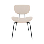 chaise en tissu beige et pieds en m_tal noir verger_1