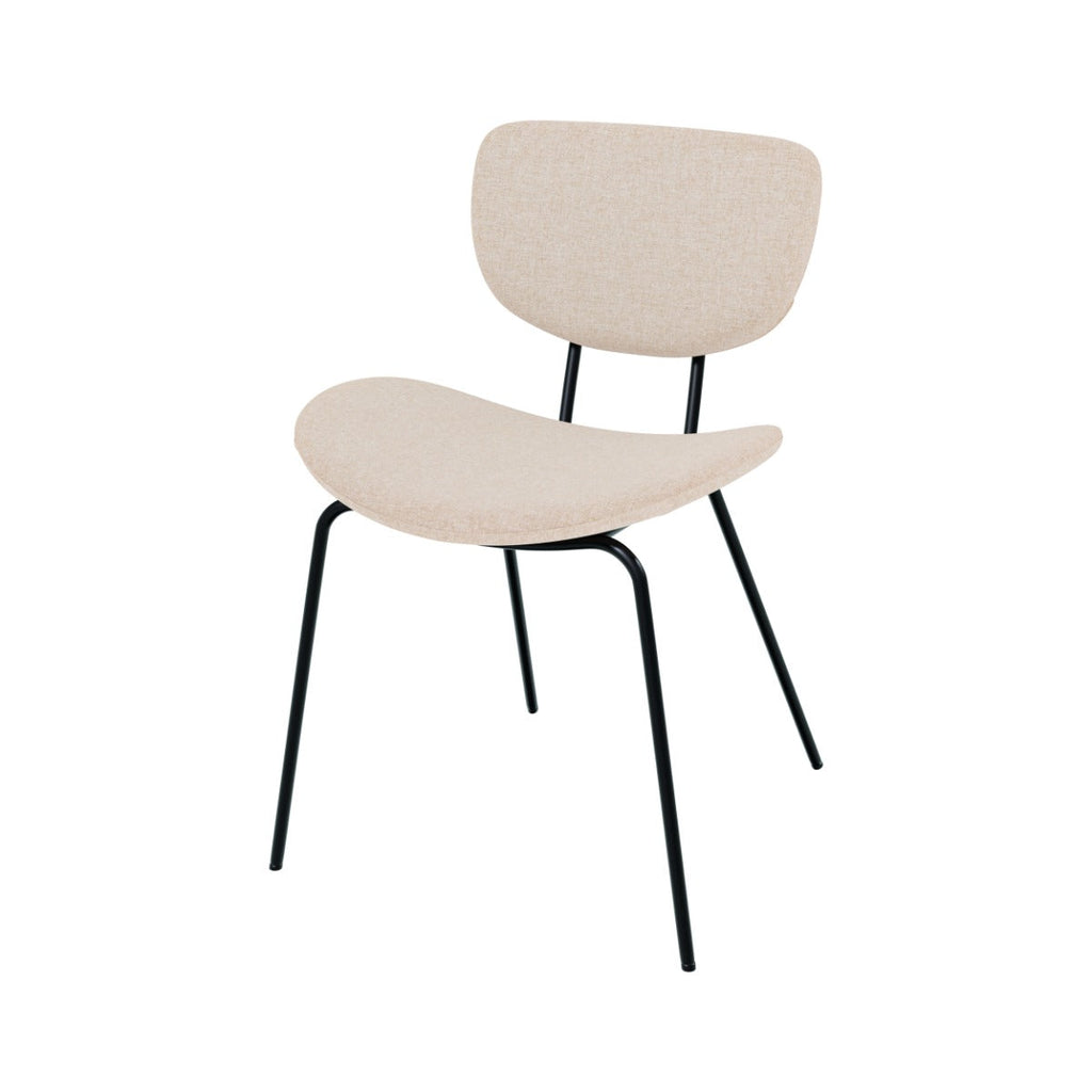 chaise en tissu beige lot de 2 verger_1