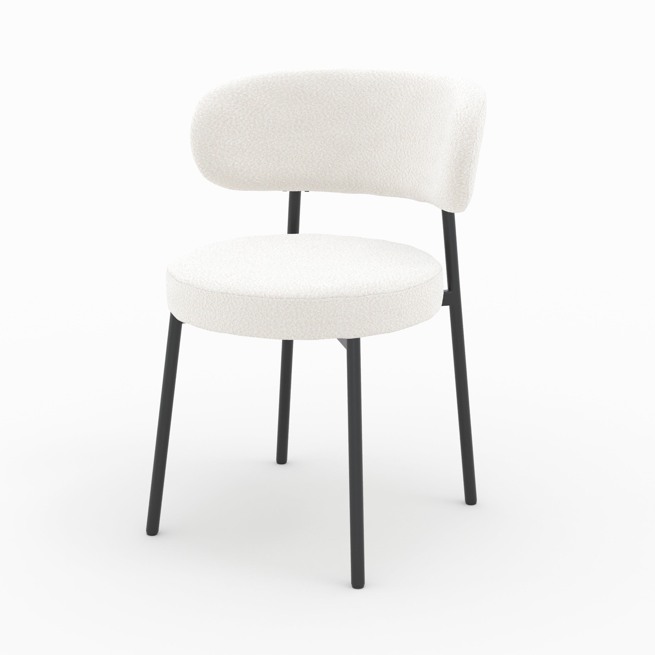 chaise en tissu boucle beige lot de 2 maelie_1