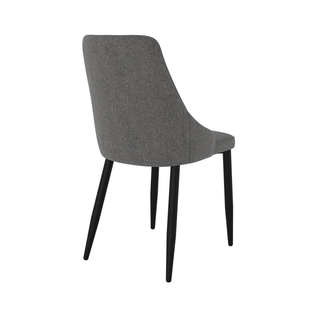 chaise en tissu et pieds metal pipo