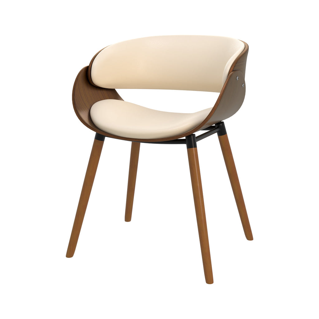chaise polo beige pieds bois