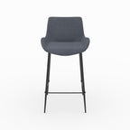 chaise pour ilot central pirata en tissu gris 65 cm lot 2