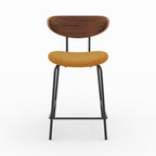 chaise pour ilot central velours cotele jaune 64