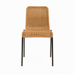 chaise resine tressee naturelle sirivara lot 2
