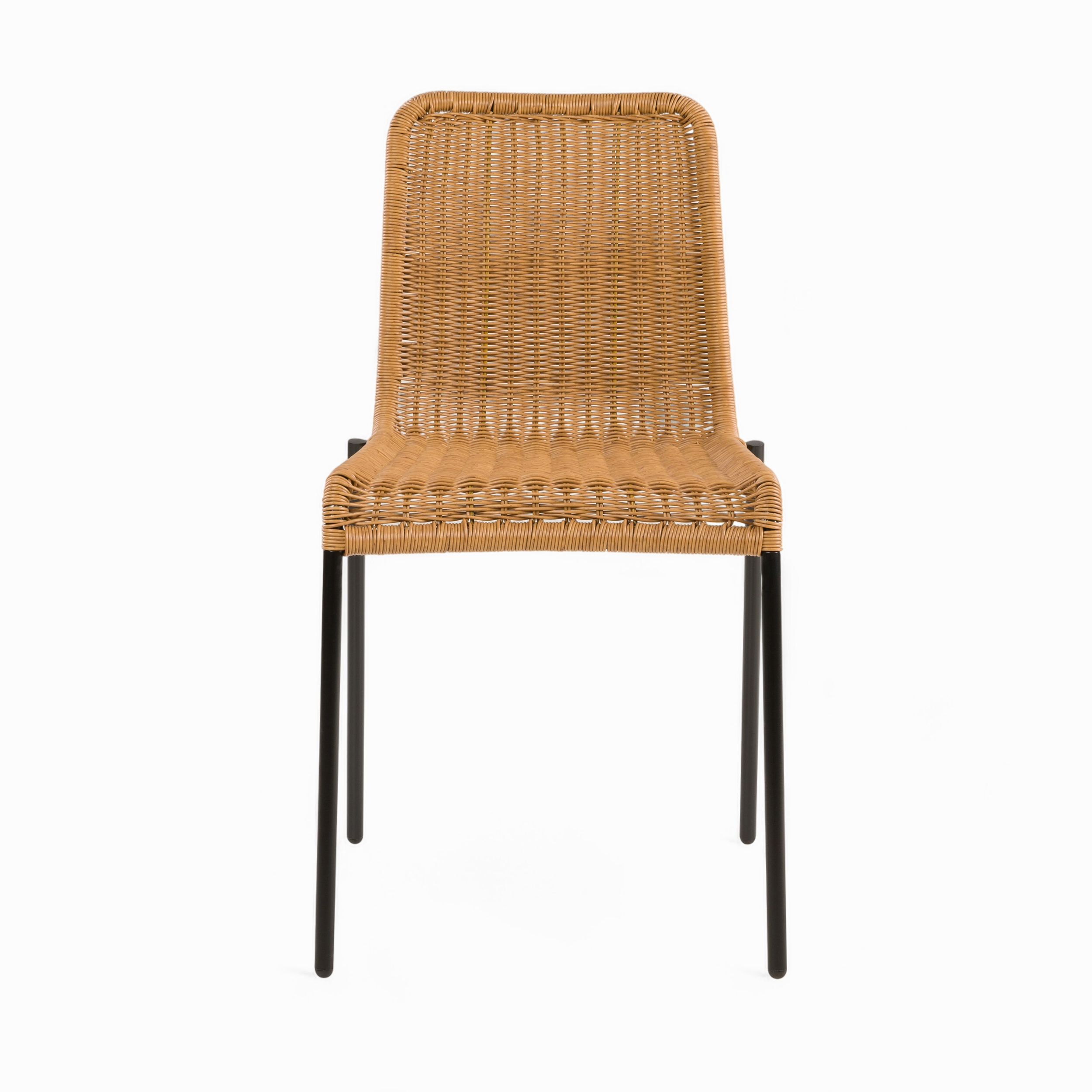 chaise resine tressee naturelle sirivara lot 2