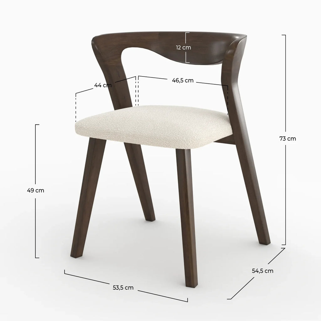 Chaise Vega - Marron