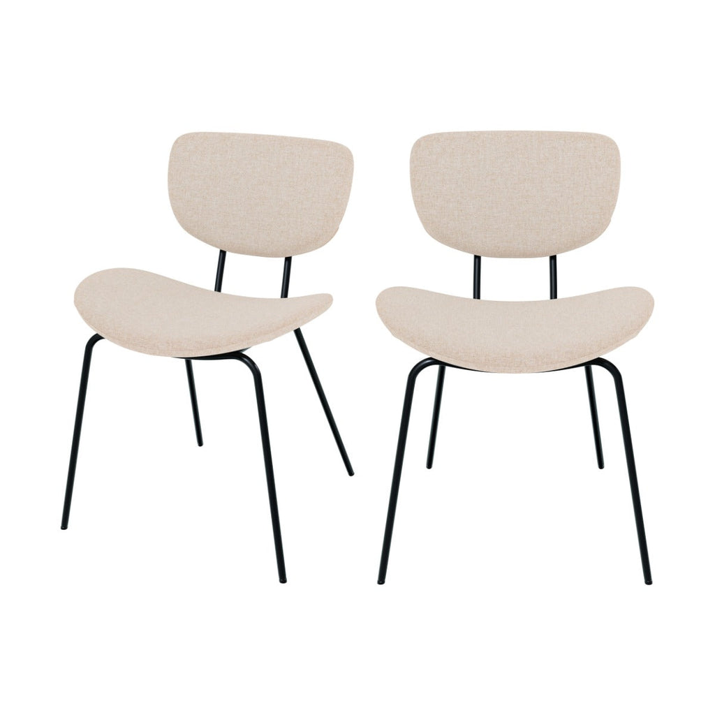 chaise verger en tissu beige lot de 2_1
